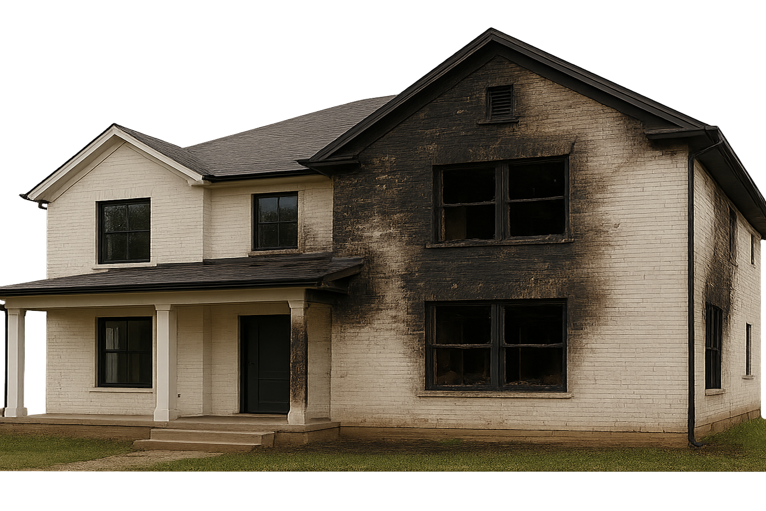 Distressed House